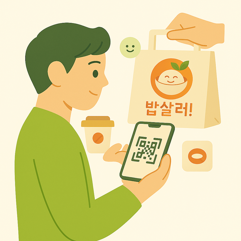 작동 방식 - 원클릭 예약: 안전한 결제, QR 코드로 간편한 수령